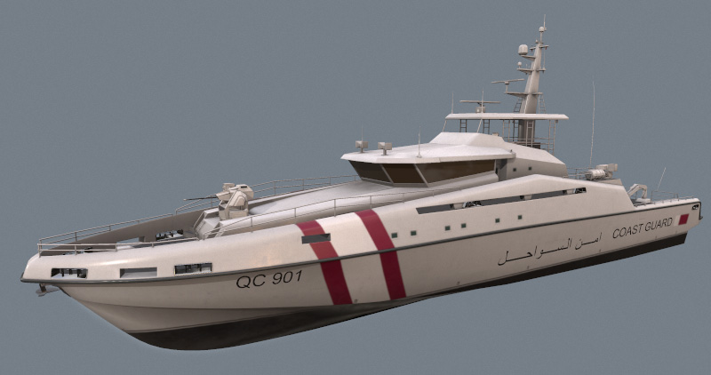 Coast guard ship model