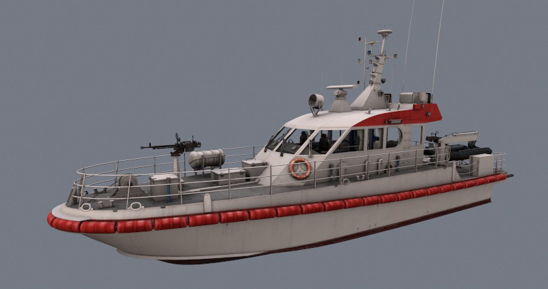 Patrol ship model