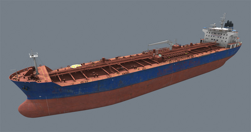 Oil tanker model