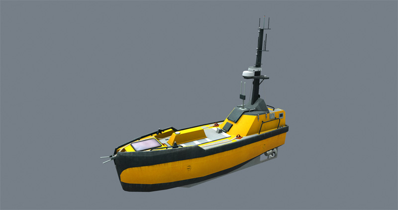 Autonomous ship model