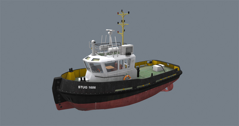 Tug boat model