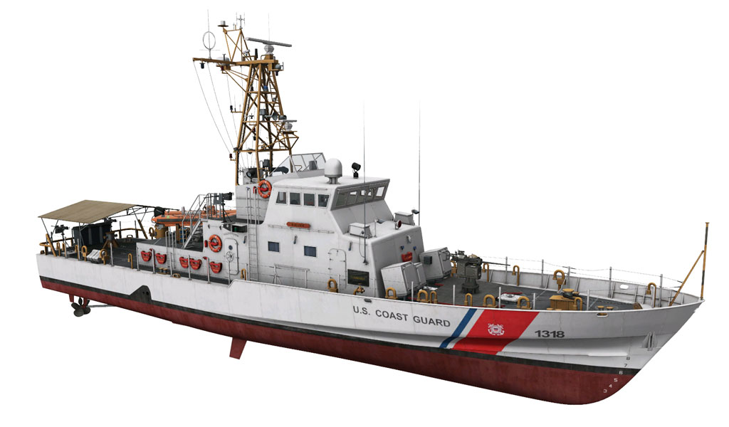 US Coast Guard ship 3D model