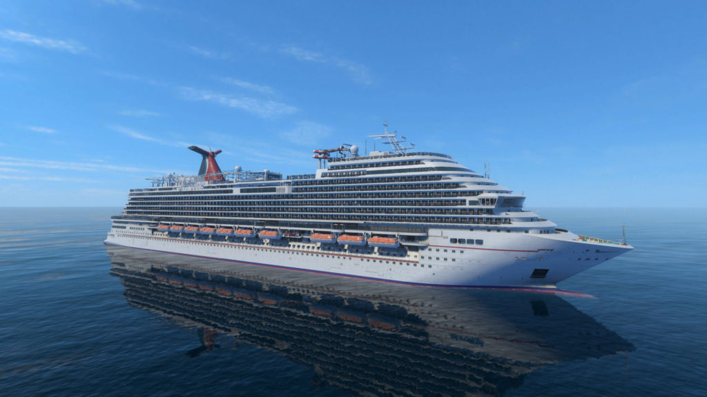 Cruise ship 3D model