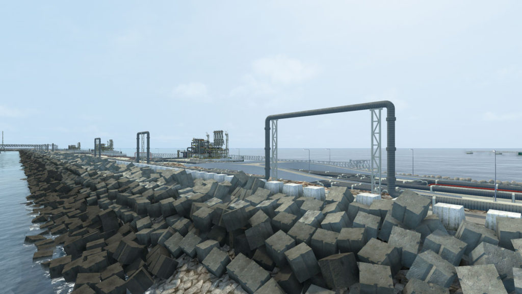 Breakwater 3D model