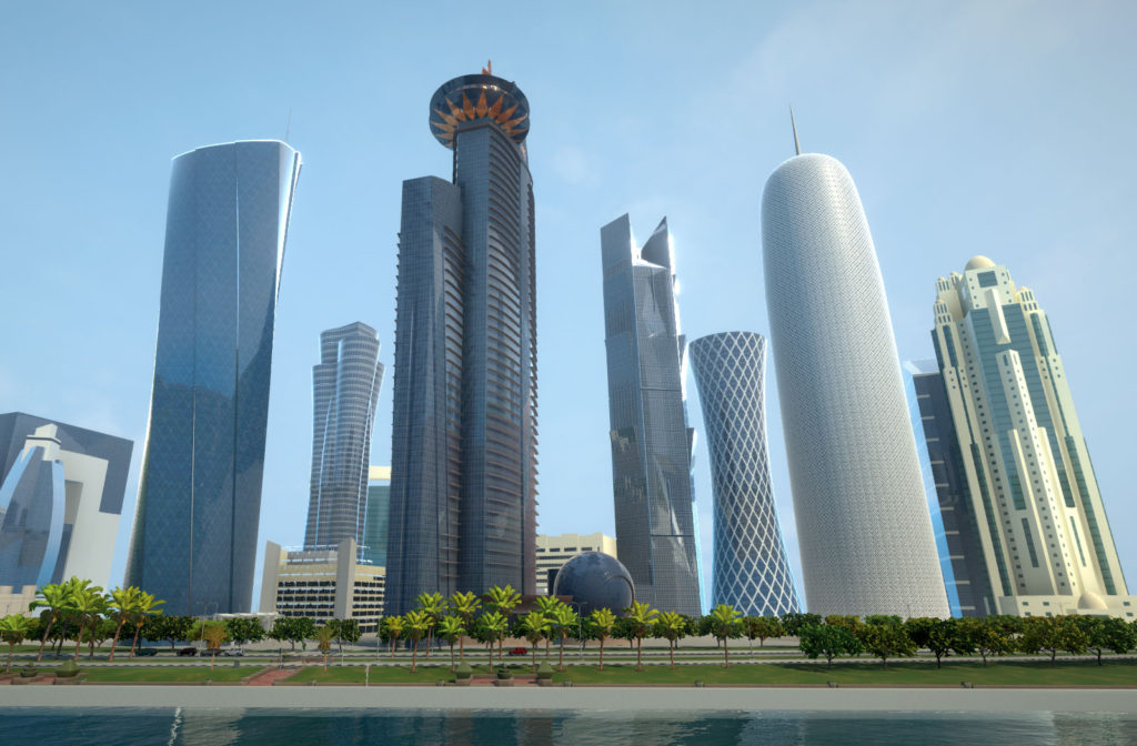 Skyscraper 3D models (Doha Virtual Tour)