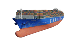 Container ship 3D model
