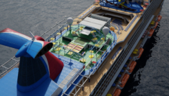 Cruise ship 3D model details
