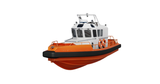Fast Rescue Daughter Craft Boat 3D model