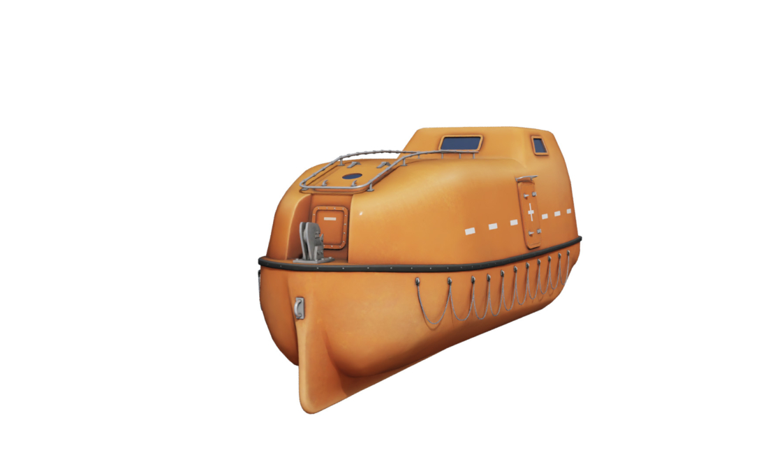 Totally Enclosed Lifeboat 3D model
