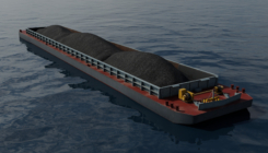 Barge 3D visualization