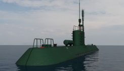 Mini-submarine overall view